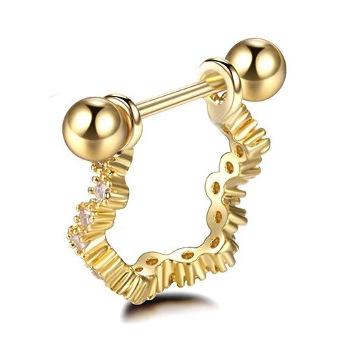 Piercing Helix Modelo 5 Aço PVD Gold